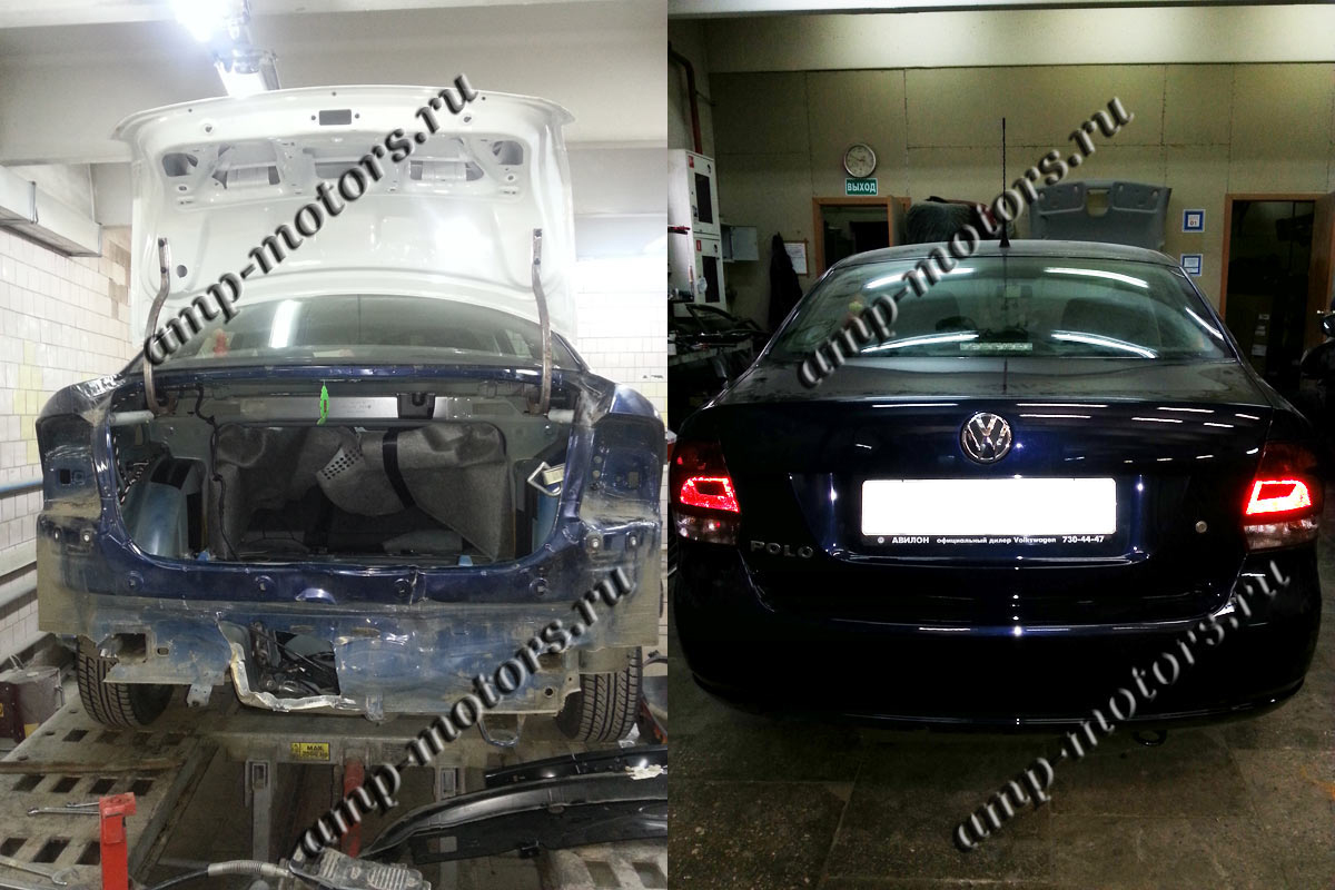 Кузовной ремонт автомобиля Volkswagen